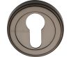 Euro Profile Round Escutcheon - Matt Bronze