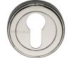 Euro Profile Round Escutcheon - Polished Nickel
