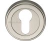 Euro Profile Round Escutcheon - Satin Nickel