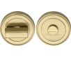 Round Turn & Release Cylinder With Stepped Edge Set - Satin Brass