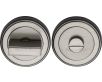 Round Turn & Release Cylinder With Stepped Edge Set - Satin Nickel