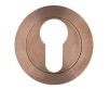 Euro Profile Round Escutcheon - PVD Satin Bronze