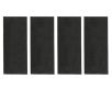 Intumescent Hinge Pad Liners - 100mm x 30mm x 1mm - For Use On FD30 Fire Rated Doors - Monoammonium Phosphate - (4 Pads To Suit 1x Pair Of Hinges)