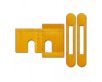 FD30 / FD60 Rated Intumescent Fire Door Kit To Suit 160mm x 32mm 3D Adjustable Hinge