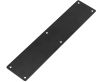 Finger Push Plate - Radiused Corners - Two Sizes Available - Matt Black