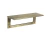 Heavy Internal Door Tidy with Draught Excluder - Two Sizes - Antique Brass