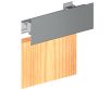 Pelmet Cover Plate To Suit Sliding Door Gear Tracks For Timber Doors - 2000mm x 87mm - SAA Aluminium