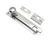 Locking Necked Door Bolt - Polished Chrome