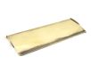 Period Range Inner Flap Letter Plate Cover - 354mm x 130mm - Aged Brass Unlacquered