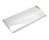 Period Range Inner Flap Letter Plate Cover - 265mm x 130mm - Satin Chrome