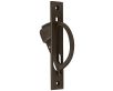 Pocket Door Edge Pull - Counterbalanced - 130mm x 26mm - Dark Bronze