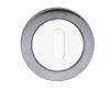 Standard Profile Escutcheon - Dual Finish Satin & Polished Chrome