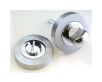 Bathroom Snib Turn & Release Set - Dual Finish Satin & Polished Chrome