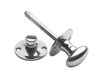 Oval Shape Turn And Release - Polished Chrome
