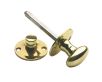 Oval Shape Turn And Release Set - Polished Brass