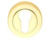 Euro Profile Escutcheon - Polished Brass