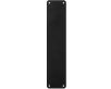 Radius Corner Finger Plate - Two Sizes Available - Bolt Through Fixing - Matt Black