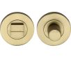 Bathroom Turn & Release Set With Knurled Knob - Satin Brass