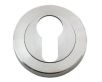 Euro Profile Round Escutcheon - Satin Stainless Steel