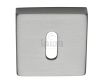 Standard Profile Square Escutcheon - Satin Chrome