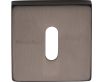 Standard Square Profile Escutcheon - Matt Bronze
