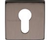 Euro Profile Square Escutcheon - Matt Bronze