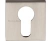 Euro Profile Square Escutcheon - Satin Nickel