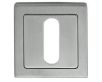 Standard Profile Square Escutcheon - Dual Finish - Satin & Polished Stainless Steel