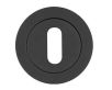 Standard Profile Round Escutcheon - Matt Black