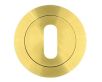 Standard Profile Round Escutcheon - Satin Brass PVD Plated