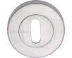 Standard Profile Round Rose Escutcheons - Satin Chrome