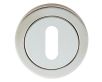 Standard Round Profile Escutcheon - Dual Finish - Polished and Satin Stainless Steel