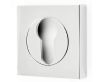 Euro Profile Square Escutcheon - Polished Chrome