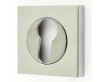 Euro Profile Square Escutcheon - Satin Chrome