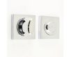 Square Turn & Release Set - Polished Chrome - Set