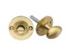 Oval Thumbturn & Release - Satin Brass
