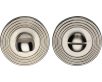 Turn & Release On Reeded Round Rose - Satin Nickel