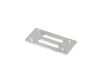 Twin Slot Night Vent Keep Plate For Use With Window Dead Lock - Satin Stainless Steel