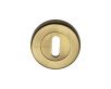 Standard Profile Round Escutcheon - Light Antique Brass