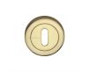 Standard Profile Round Escutcheon - Polished Brass