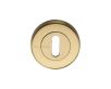 Standard Profile Round Escutcheon - Satin Brass