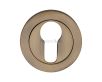 Euro Profile Escutcheon - Light Antique Brass
