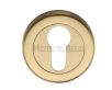 Euro Profile Escutcheon - Satin Brass