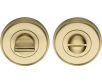 Round Turn & Emergency Release Cylinder Set - Satin Brass