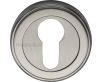 Euro Profile Round Escutcheon - Satin Nickel