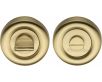 Round Turn & Release Cylinder Set - Satin Brass
