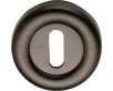 Standard Round Profile Escutcheon - Matt Bronze