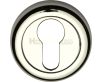 Euro Round Profile Escutcheon - Polished Nickel 