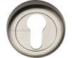 Euro Profile Round Escutcheon - Satin Nickel