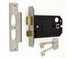 3 Lever Horizontal Mortice Sash Lock - 127mm or 152mm Deep Case - Satin Stainless Steel